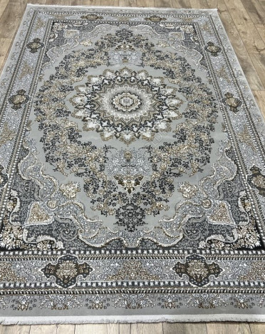 Турецкий ковер Elite Carpet IMPERATOR 03688A (Полиэстер, серый)