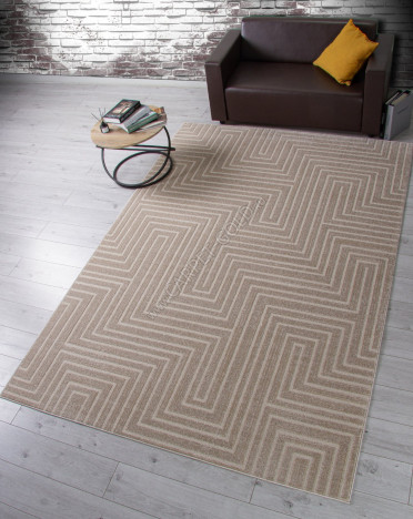 Ковер F412 - LIGHT BEIGE - Прямоугольник - коллекция DIOS