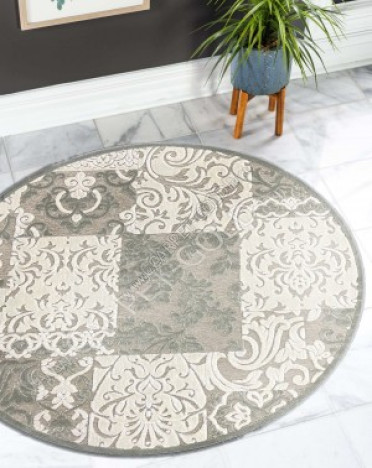 Ковер бельгийский 38009-6555-90 Genova (Вискоза) круглый