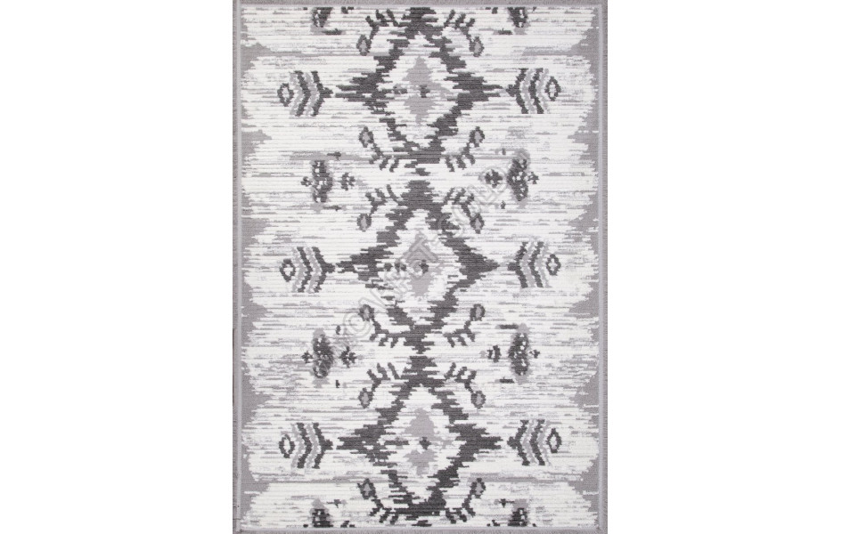 Ковер A940AW - L.GREY / P.WHITE - Прямоугольник - коллекция JOLI