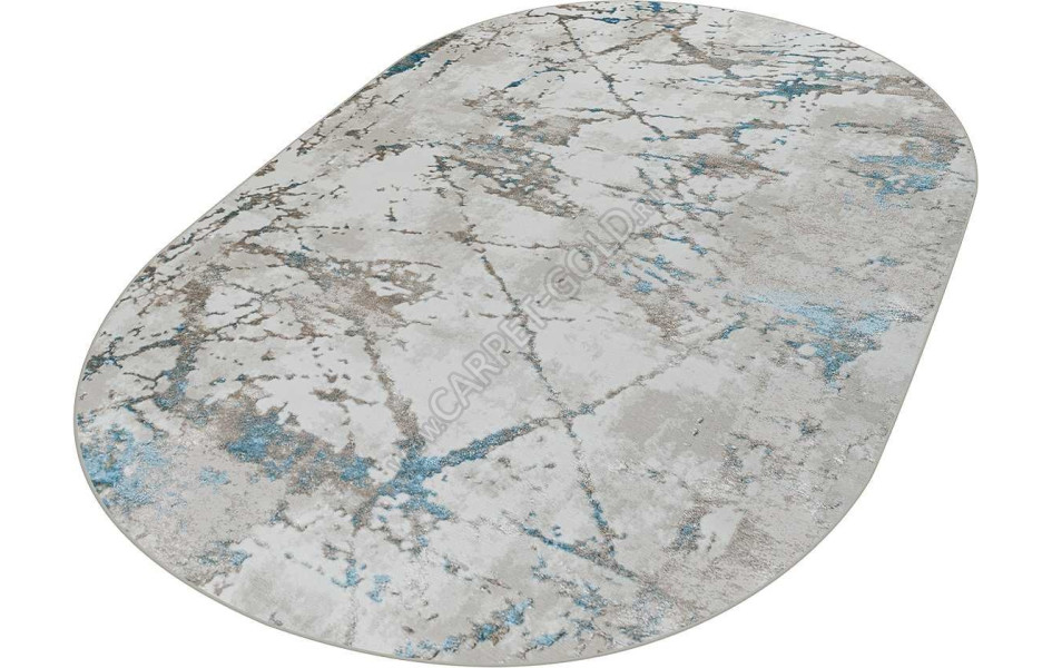 38894A OVAL BLUE FLS / BEIGE FLS Olimpos