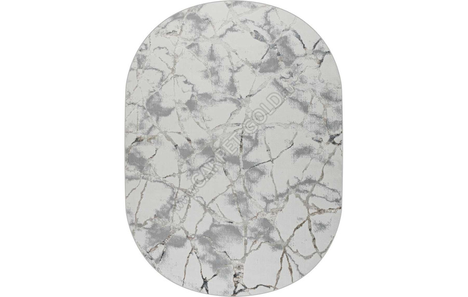 38898A OVAL GREY FLS / BEIGE FLS Olimpos